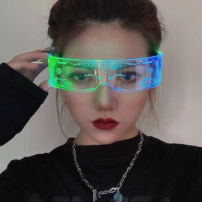 Led Luminous Vintage Colourful Light Up Glasses For Party