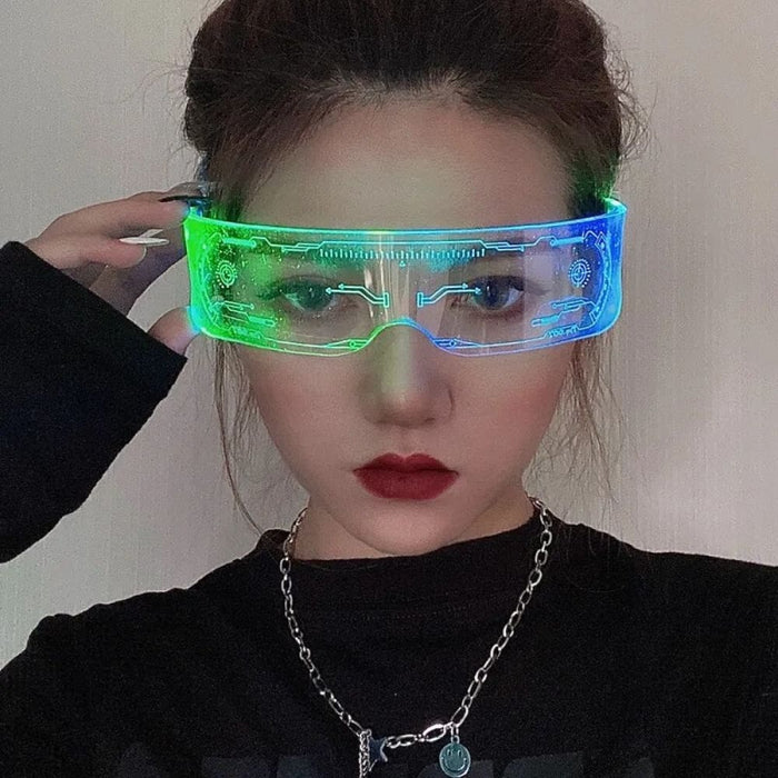 Led Luminous Vintage Colourful Light Up Glasses for Party