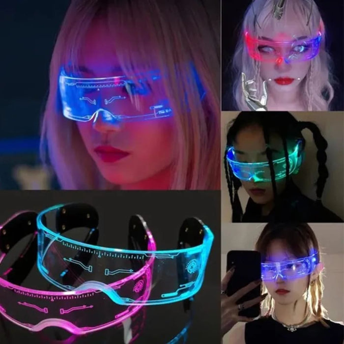 Led Luminous Vintage Colourful Light Up Glasses for Party