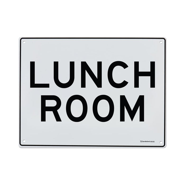 Lunch Room Plastic Sign