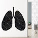 Lung Anatomy Acrylic Mirror Diy Stickers