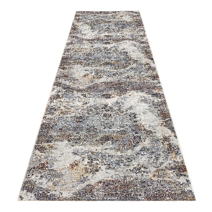 Luxe Vintage Textured Rug Light Grey 160x230