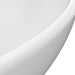 Luxury Basin Oval-shaped Matt White 40x33 Cm Ceramic Oalkxo