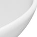 Luxury Bathroom Basin Round Matt White 32.5x14 Cm Ceramic
