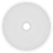 Luxury Bathroom Basin Round Matt White 32.5x14 Cm Ceramic