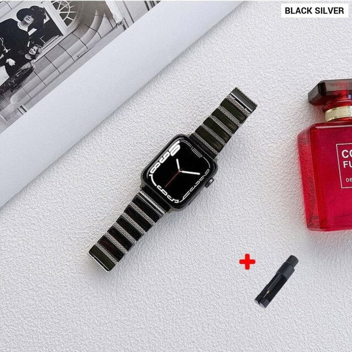 Luxury Ceramic Metal Strap For Apple Watch