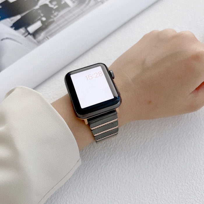 Luxury Ceramic Metal Strap For Apple Watch