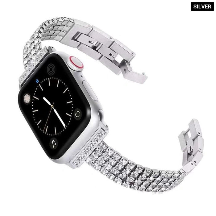 Luxury Diamond Bracelet Loop Strap for Apple Watch