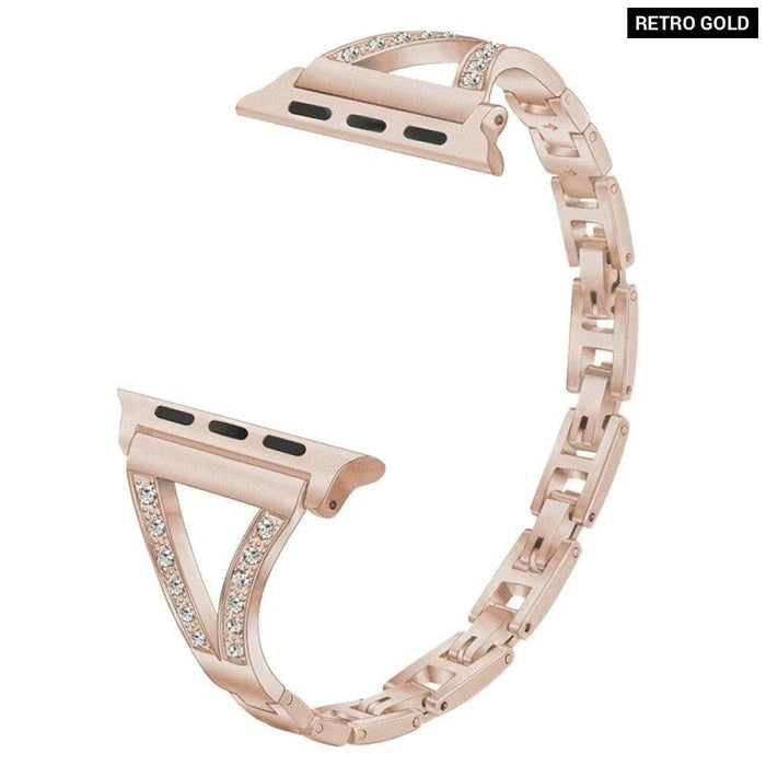 Luxury Diamond Stainless Steel Band for Apple Watch