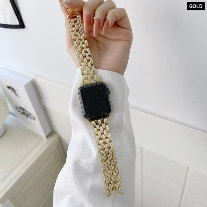 Luxury Diamond Steel Loop Strap for Apple Watch