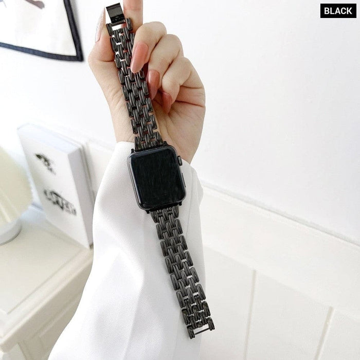 Luxury Diamond Steel Loop Strap for Apple Watch