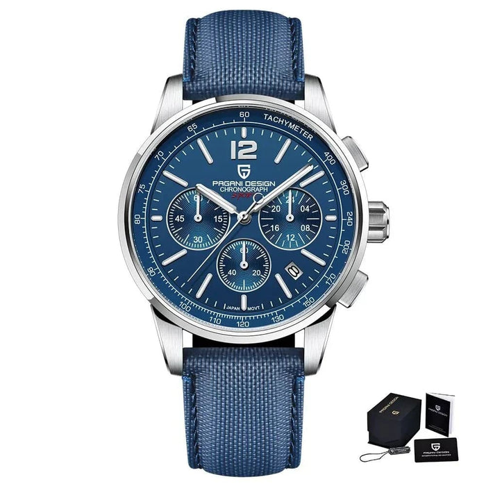 Luxury Mens Quartz Watch 100m Water Resistant