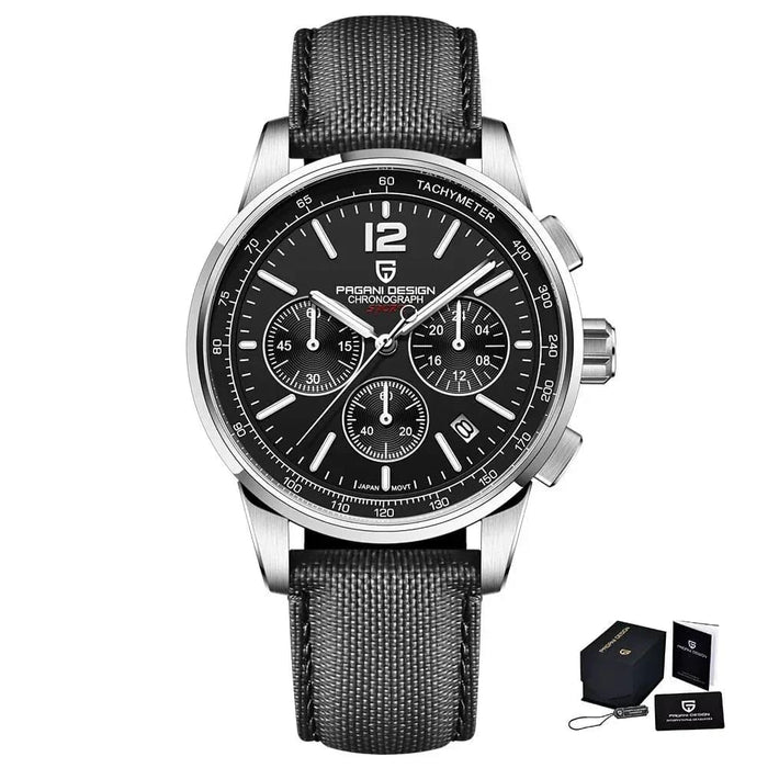 Luxury Mens Quartz Watch 100m Water Resistant