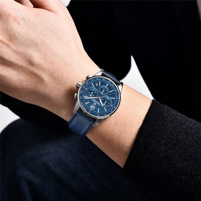 Luxury Mens Quartz Watch 100m Water Resistant