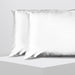 Luxury Satin Pillowcase Twin Pack Size with Gift Box - White