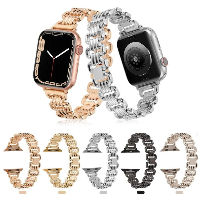 Luxury Steel Watch Strap for Apple