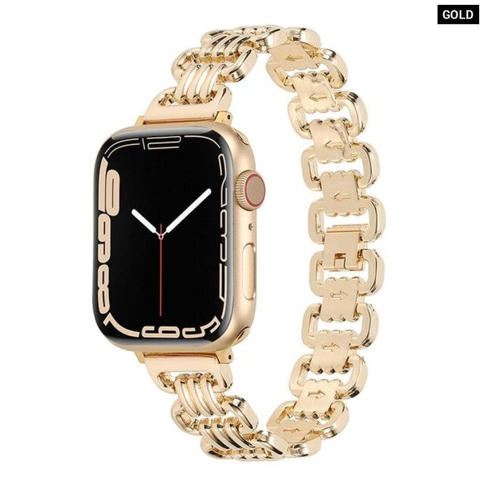 Luxury Steel Watch Strap for Apple