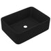Luxury Wash Basin Matt Black 41x30x12 Cm Ceramic Oaibpx