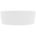 Luxury Wash Basin With Overflow Matt White 36x13 Cm Ceramic