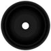 Luxury Wash Basin Round Matt Black 40x15 Cm Ceramic Oaibbn