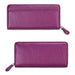 Lychee Texture Rfid Clutch With Zipper Fashionable