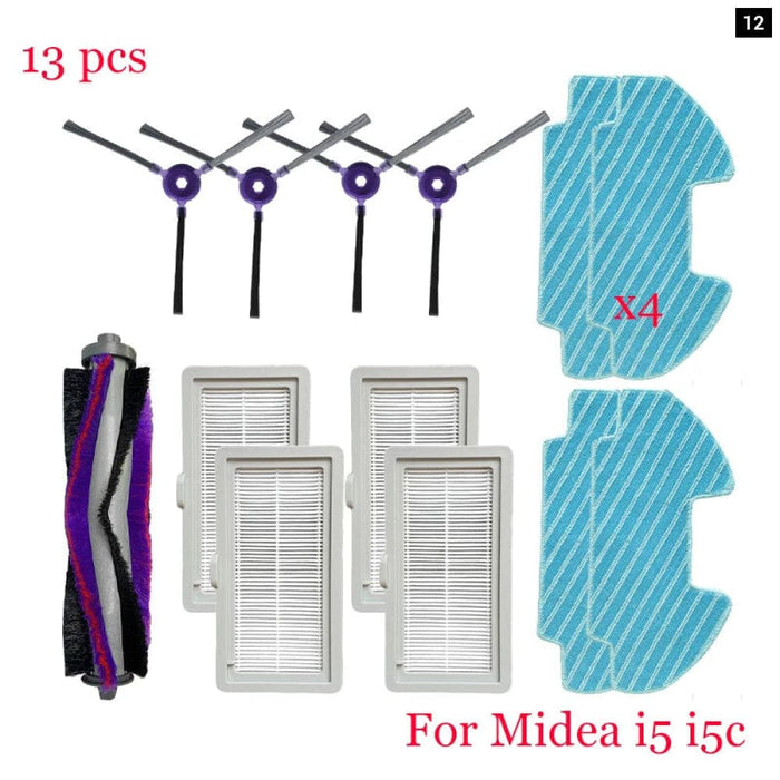 M I5c Vcr07 Vcr08 Mr09 Vr05r5050wk Side Brush Filter Mop