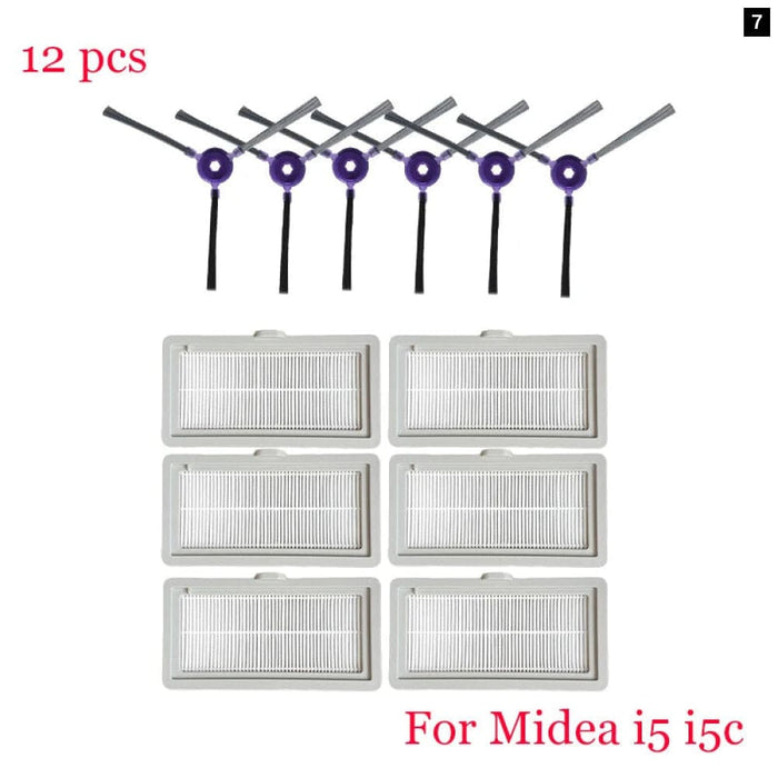 M I5c Vcr07 Vcr08 Mr09 Vr05r5050wk Side Brush Filter Mop