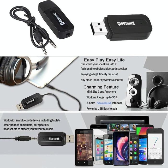 M1 Bluetooth Audio Transmitter Receiver Adapter Portable