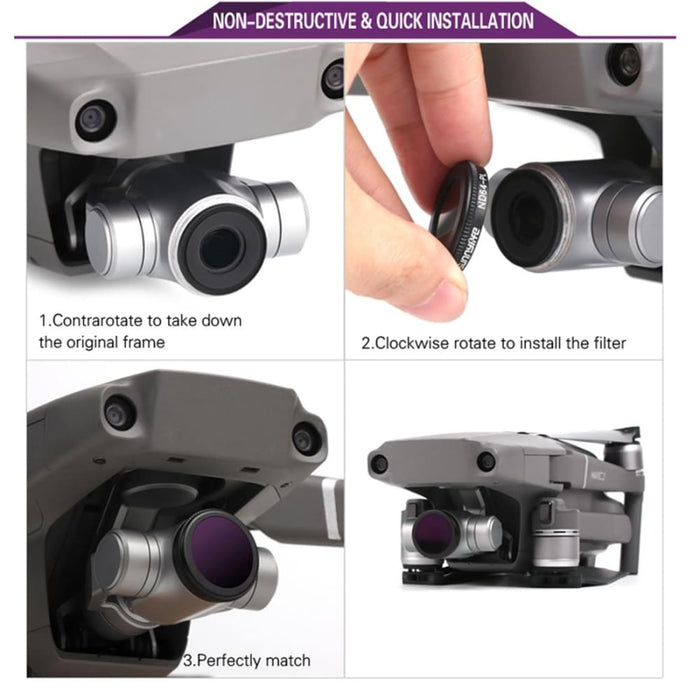 M2z Fi288 Nd8 Pl Nd16 Nd32 Nd64 Nd Lens Filter for Dji