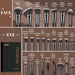 Maange 25 Piece Makeup Brush Set for Face Eyes