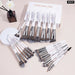 Maange 25 Piece Makeup Brush Set for Face Eyes