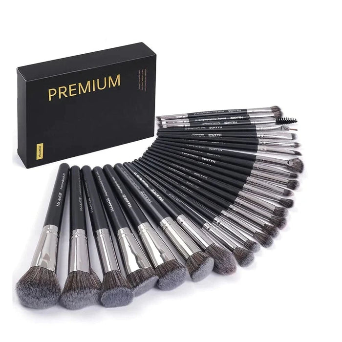 Maange 25 Piece Makeup Brush Set for Face Eyes