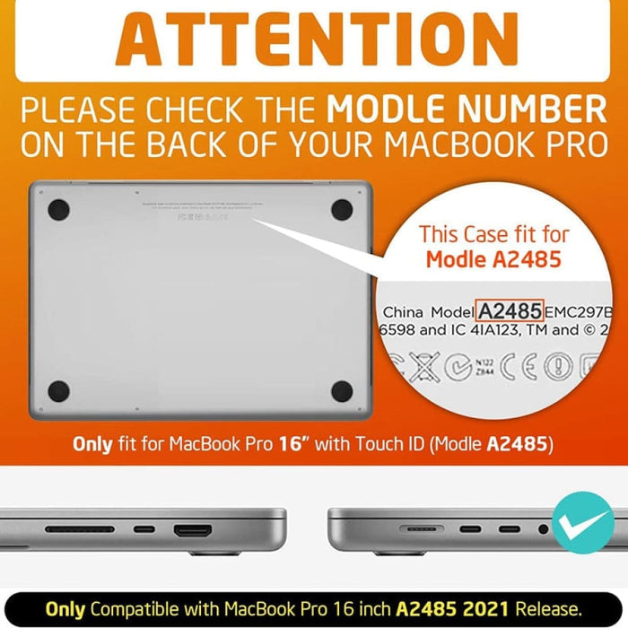 For Macbook Pro 16 Case A2485 M1 Max Supcase Ub Dual Layer