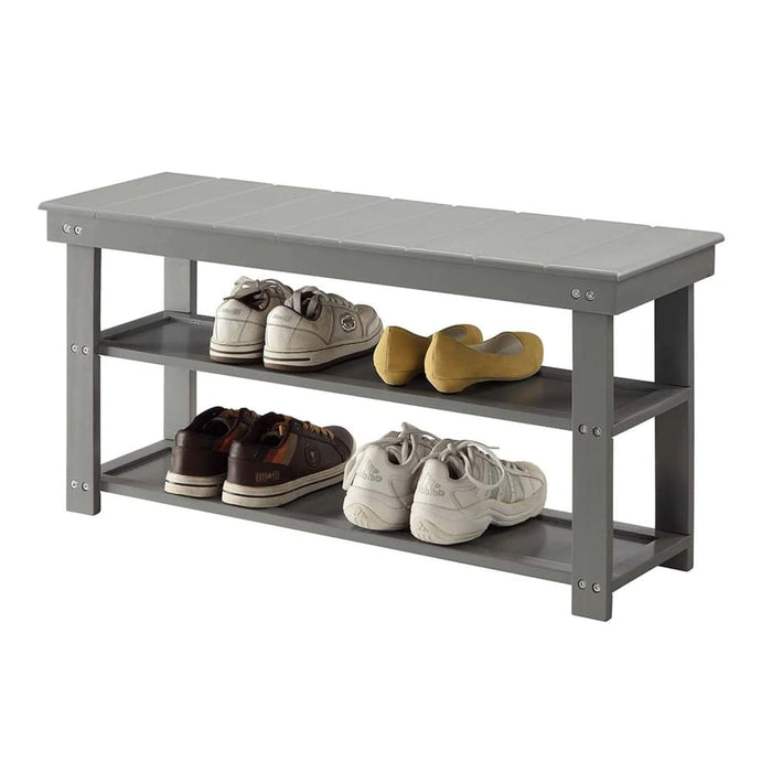 Maeve Shoe Storage Bench - Grey