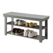 Maeve Shoe Storage Bench - Grey