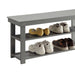 Maeve Shoe Storage Bench - Grey