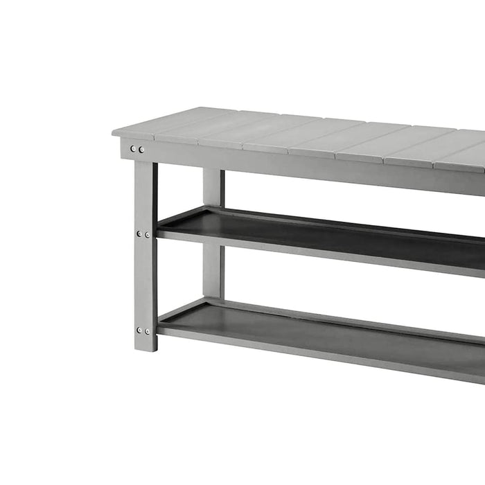 Maeve Shoe Storage Bench - Grey