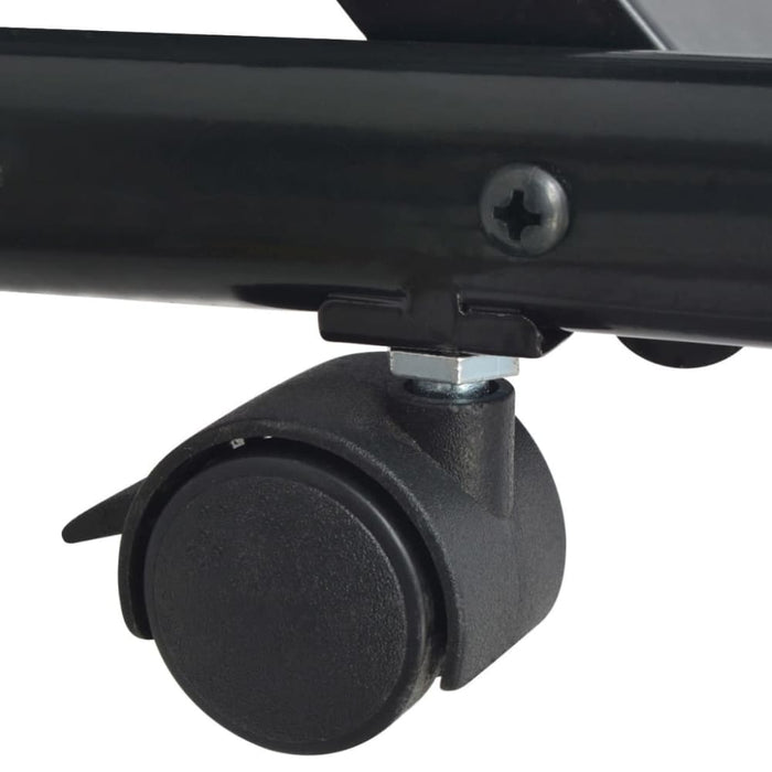 Magazine Rack 47x40x134 Cm Black and White A4 Tbbkk