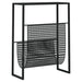 Magazine Rack Black 35x15x45 Cm Steel Ttolln