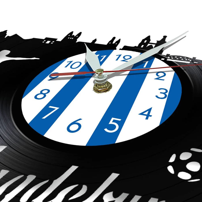 Magdeburg Cityscape Vinyl Record Wall Clock