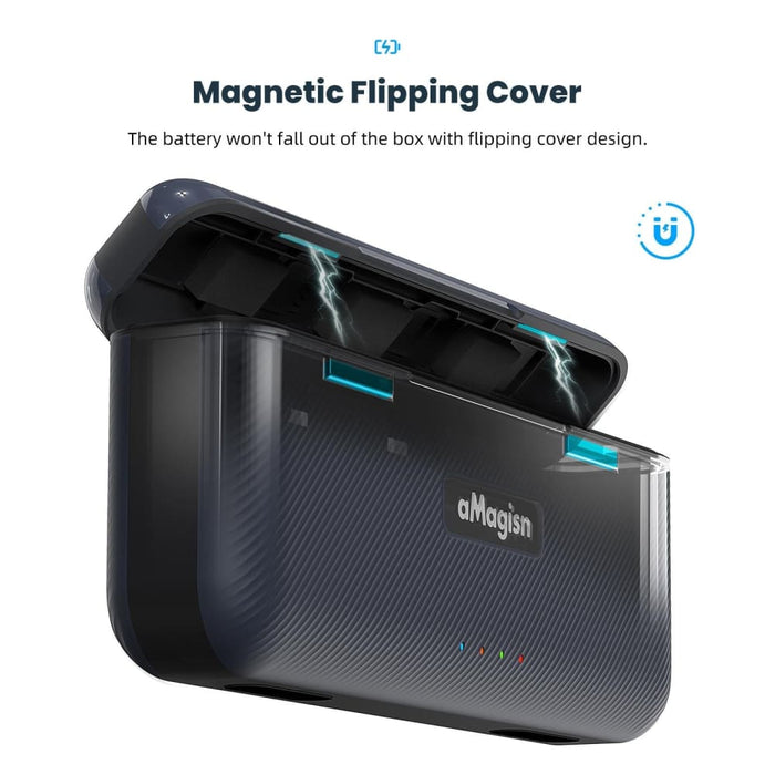 Magisn Fast Charge Charging Box Charger for Sports Camera