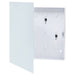 Key Box with Magnetic Board White 35x35x5.5 Cm Txxiil
