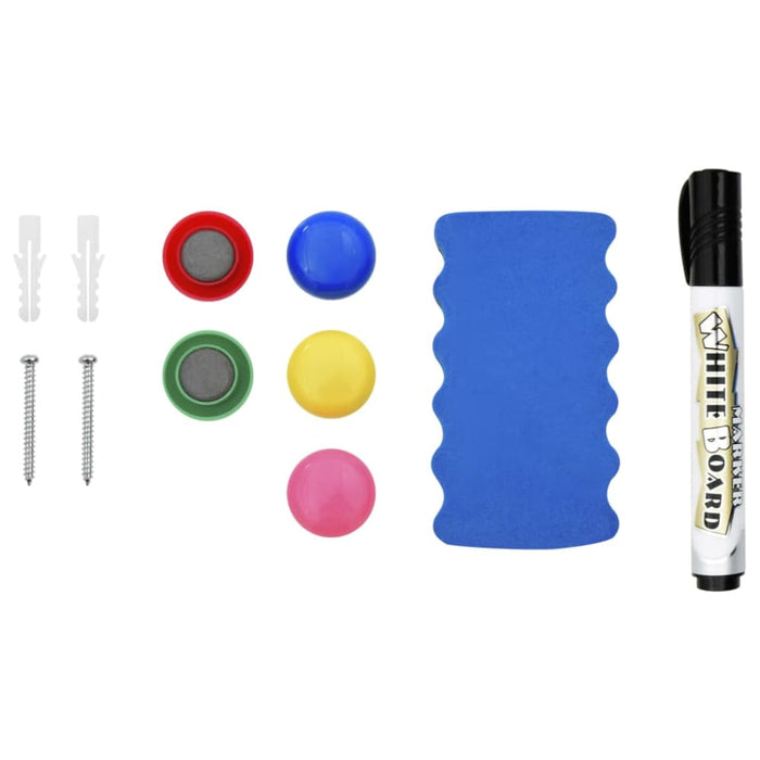 Magnetic Dry-erase Whiteboard White 70x50 Cm Steel Oalltx