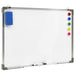 Magnetic Dry-erase Whiteboard White 70x50 Cm Steel Oalltx