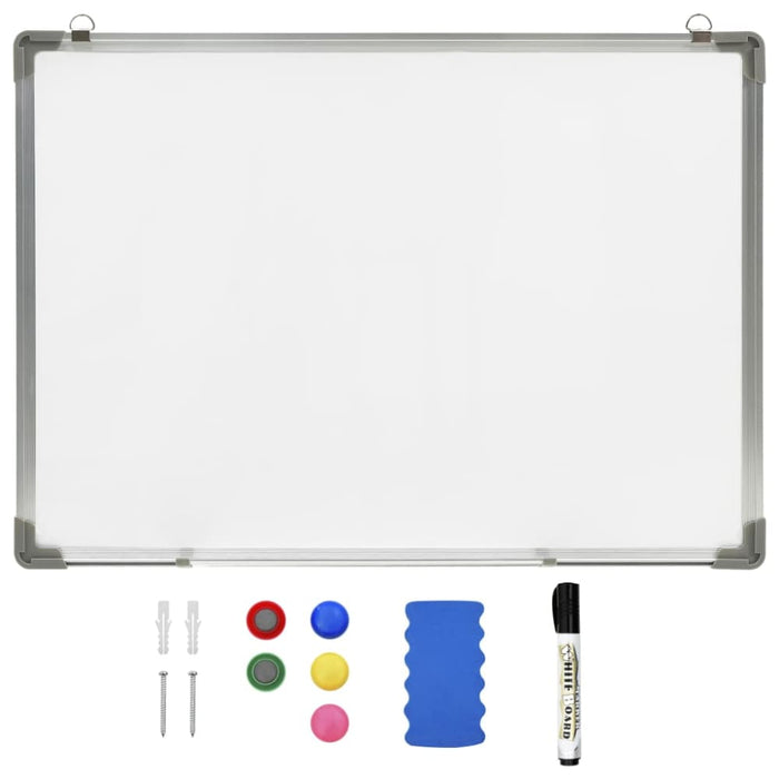 Magnetic Dry-erase Whiteboard White 70x50 Cm Steel Oalltx