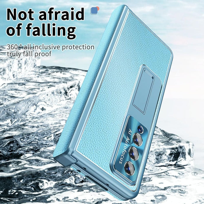 Magnetic Litchi Pattern Shockproof Phone Case For Samsung