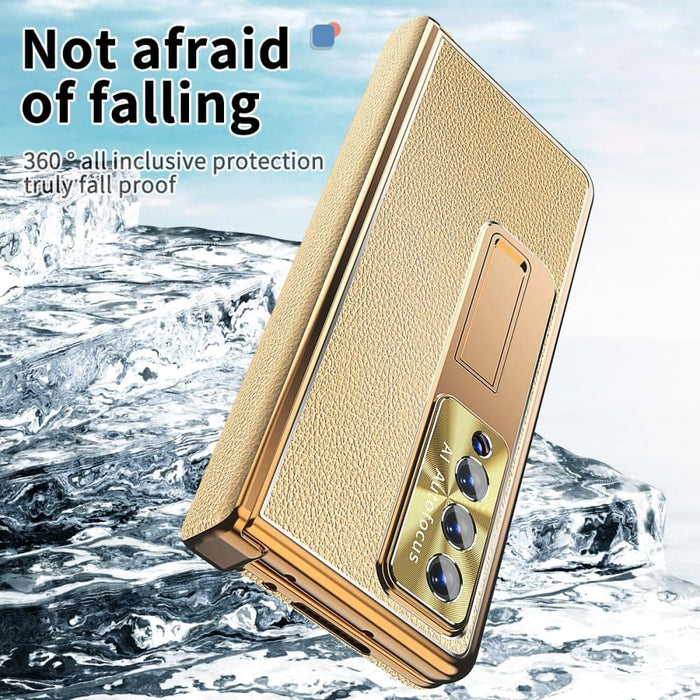 Magnetic Litchi Pattern Shockproof Phone Case For Samsung