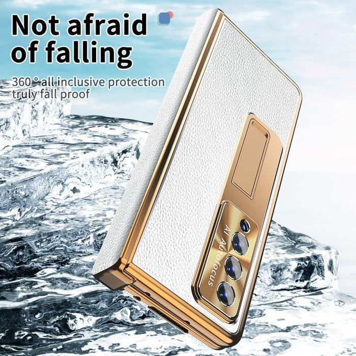 Magnetic Litchi Pattern Shockproof Phone Case For Samsung