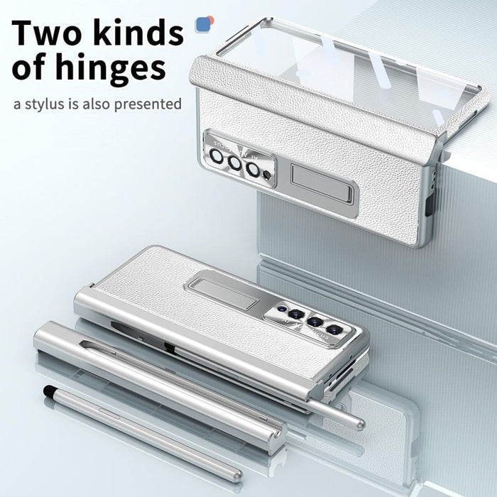 Magnetic Litchi Pattern Shockproof Phone Case For Samsung