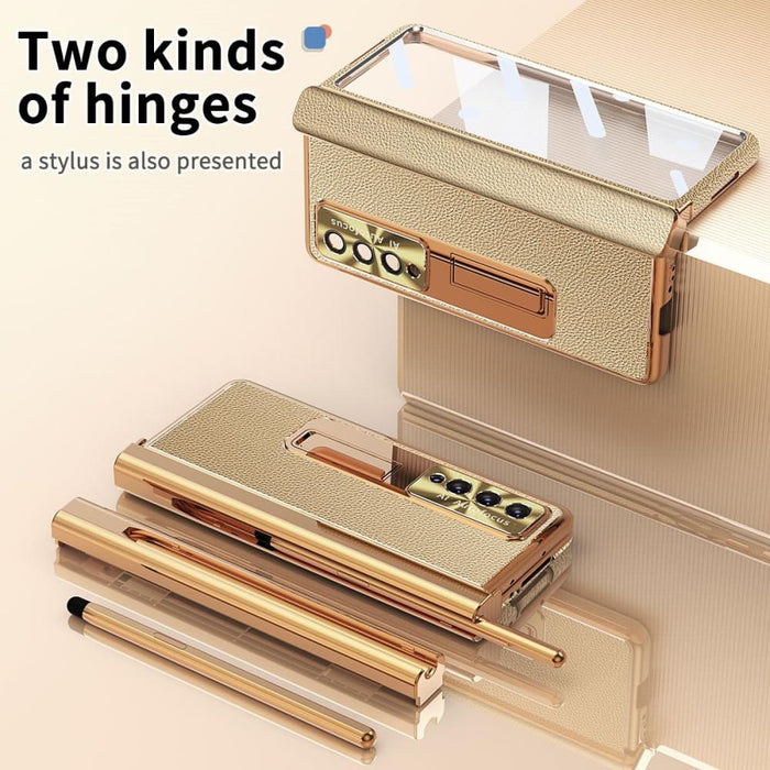 Magnetic Litchi Pattern Shockproof Phone Case For Samsung